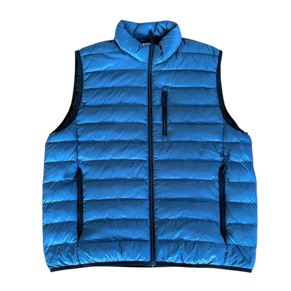 32 Degrees Puffer Vest Blue‎ Black Size Large
